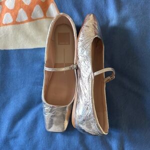 Dolce Vita Reyes silver mary janes